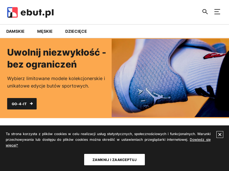Sklep internetowy z butami - Wyszukiwarka butów ebut.pl
